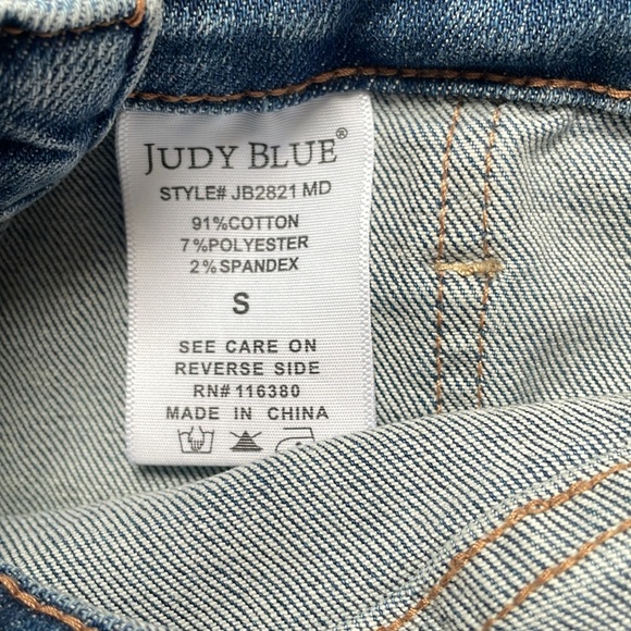 Judy Blue denim overall skirt NWT small - Picture 5 of 15